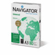 Papīrs balts A3 Navigator Universal  80g/m2, 500 loksnes