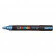 Marķieris uz ūdens bāzes uni POSCA PC-5M, metal. zils M33