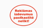 Uzlīme - Reklāmas izdevumus pastkastītē nelikt OV-8x6cm