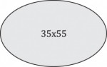 Zīmoga pamatne Oval 55